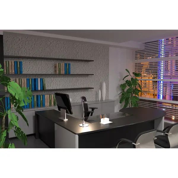 Камень искусственный Monte Alba Пикс Стоун белый 0.32м2 - изображение 6