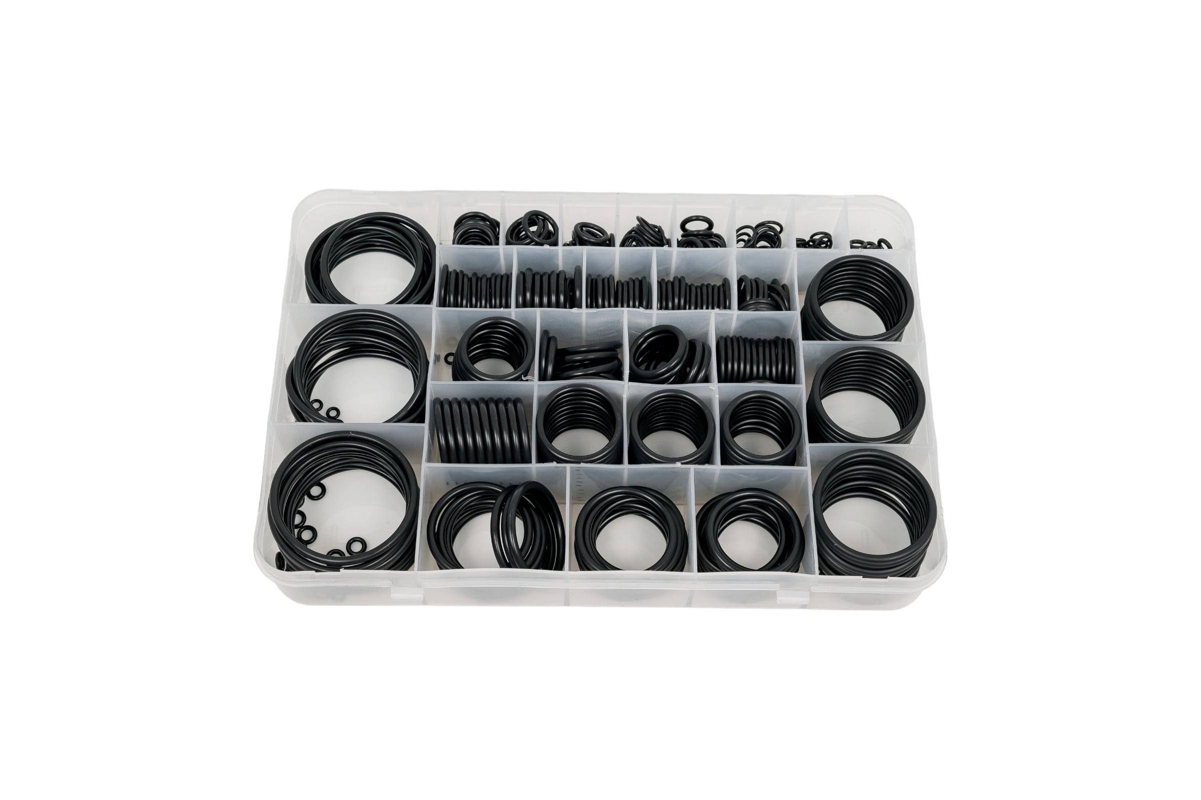 Набор колец резиновых уплотнительных O-Ring NBR70 метр. (№8с) 419 шт HIMPT 00-00001405