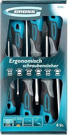 Набор отверток GROSS 6 предметов 12164 12164