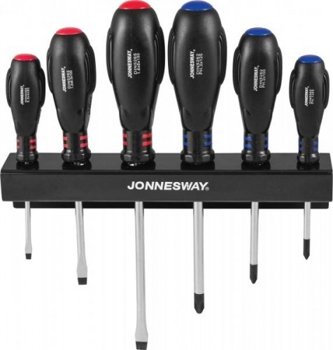 Набор отверток JONNESWAY D03PR06S стержневых HERCULES, 6 предметов 047060