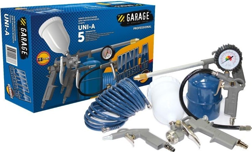Набор пневмоинструмента Garage UNIVERSAL UNI-A (бс) 8085330