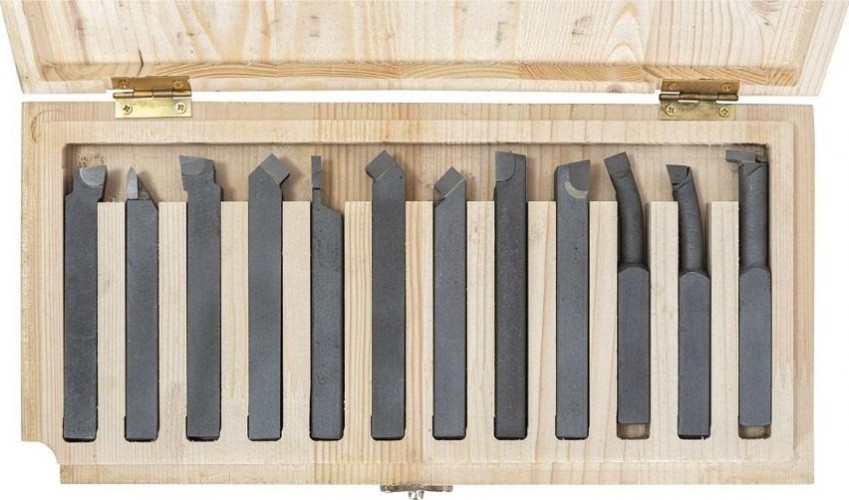 Набор резцов JET NTR1212RU 12 шт, 12х12, с напайными пластинами, Т5К10