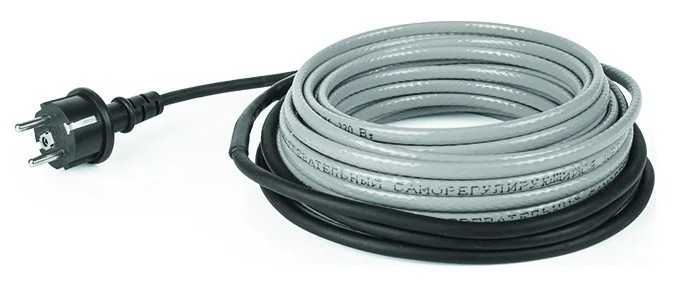 Нагревательный кабель REXANT Extra Line 25MSR-PB  саморегулирующийся на трубу 3м/75Вт 51-0638