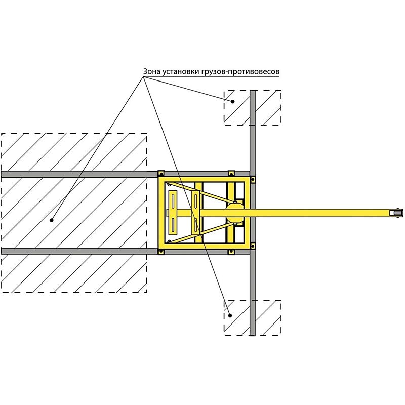 Мини-кран строительный с лебёдкой OCALIFT 300кг 60м (L) - изображение 3