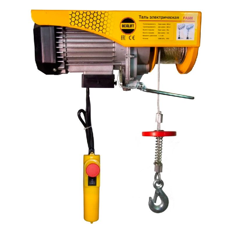 Мини-таль электрическая OCALIFT PA-500 250/500кг, 12м, 220в