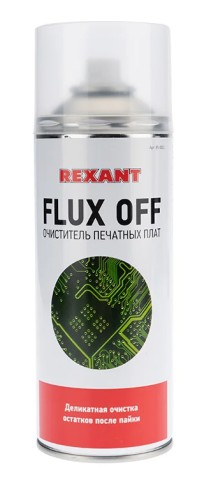 Очиститель печатных плат REXANT FLUX OFF, 520 мл (400мл), аэрозоль 85-0003