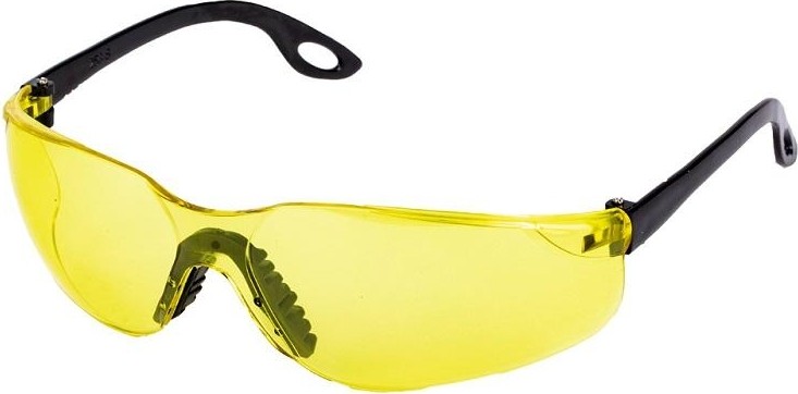 Очки защитные Amigo желтые, ударопрочный поликарбонат 74707
