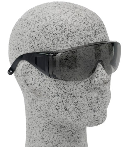 Очки защитные CHAMPION с дужками, дымчатые (C1007) C1007