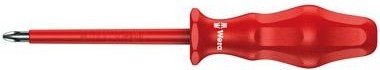 Отвертка диэлектрическая  WERA Kraftform Classic VDE 1000 V 1765i PZ 1 х 80 мм WE-031260 WE-031260