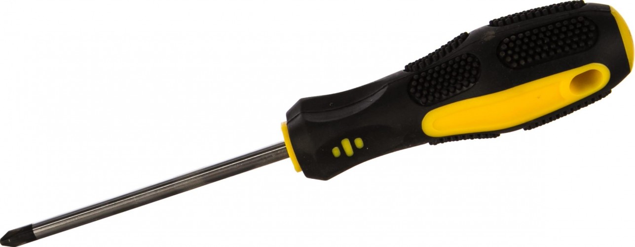 Отвертка крестовая Biber Крафтер 86017 CrV сталь ph 2х100мм тов-141913