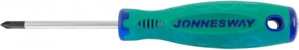 Отвертка крестовая JONNESWAY D71P175 ANTI-SLIP GRIP, PH1 х 75 мм 049950