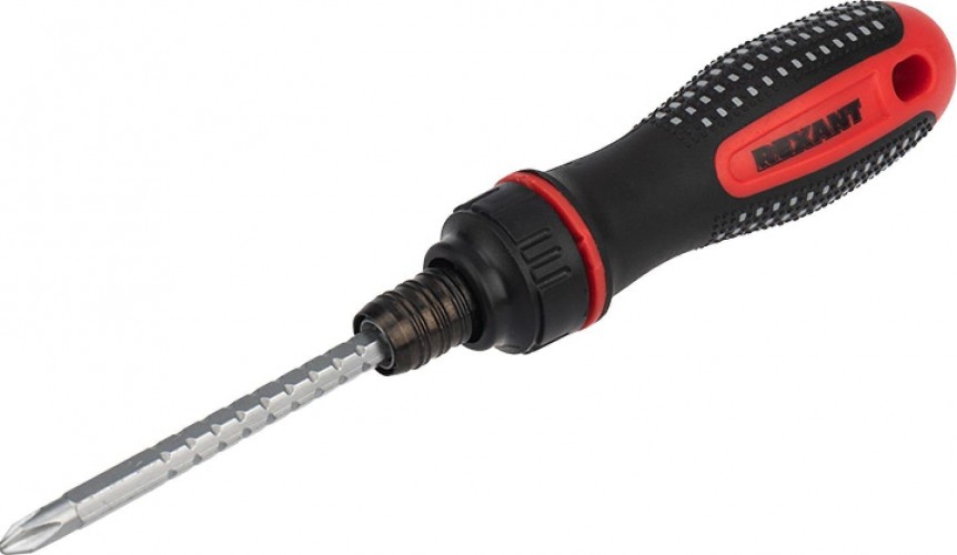 Отвертка REXANT 12-4745 двухсторонняя PH2xSL6 стержень 120 мм