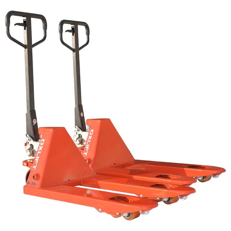 Коротковильная гидравлическая тележка OXLIFT OX25-PU080