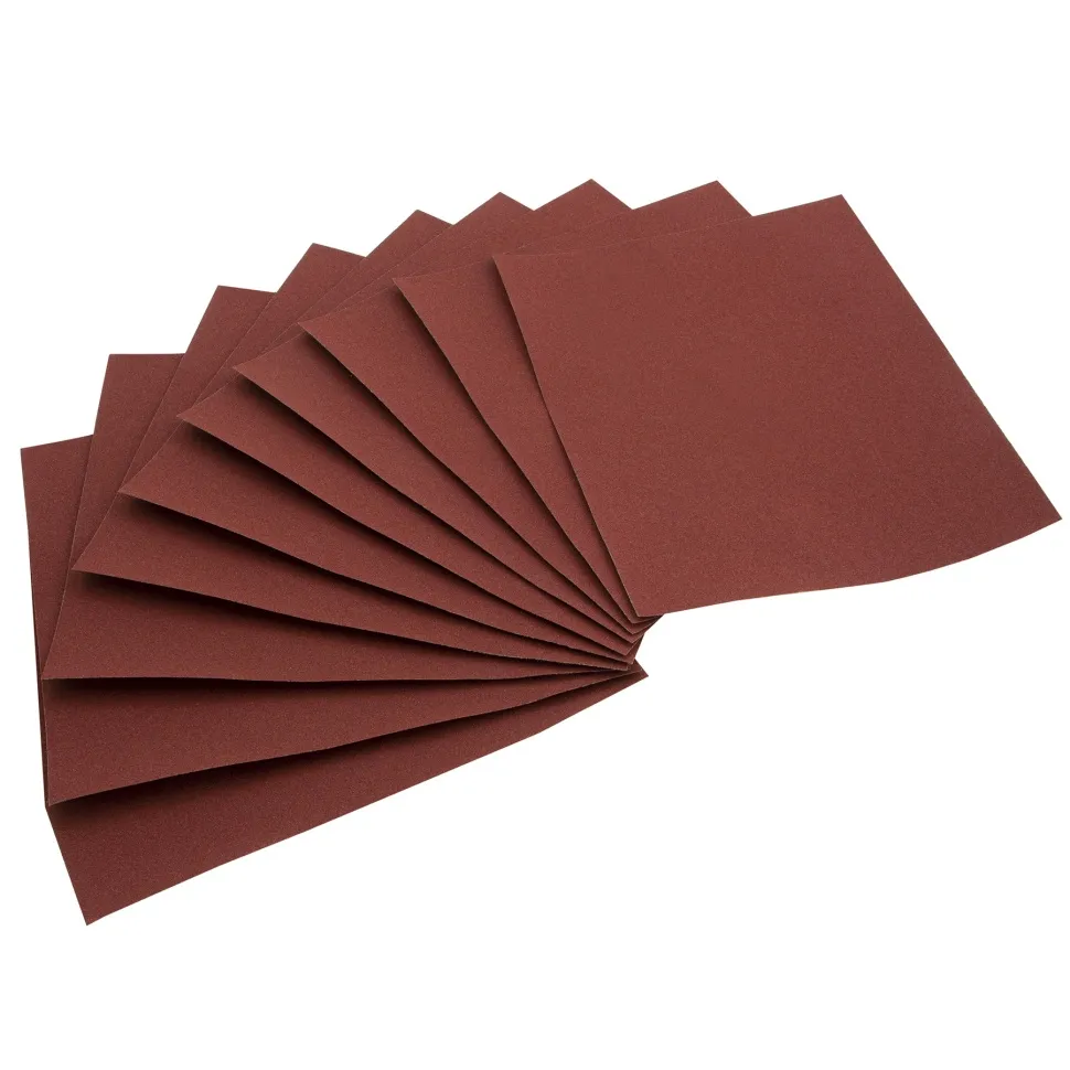 Шлифлист на бумажной основе, P 100, 230х280 мм, 10 шт, влагостойкий Сибртех
