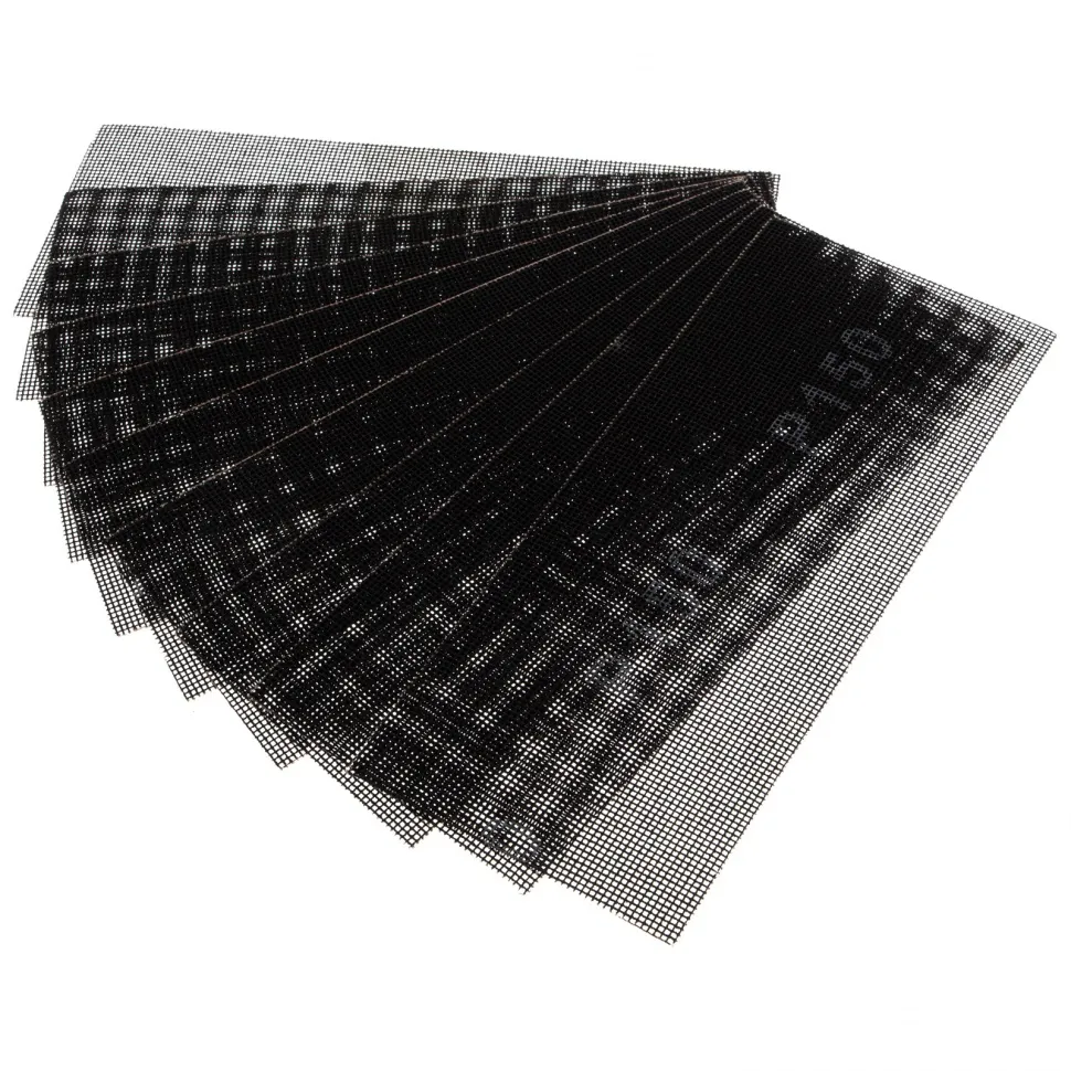 Сетка абразивная, P 150, 115х280 мм, 10 шт Sparta