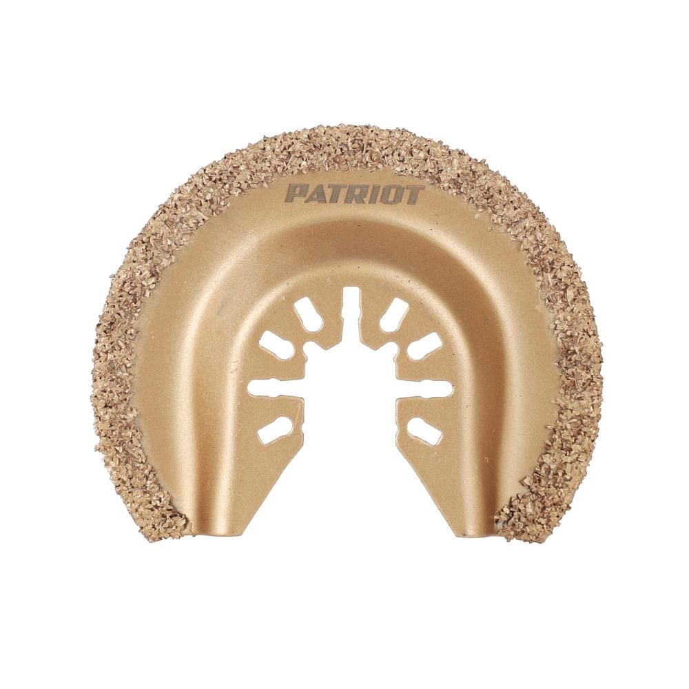 Насадка шлифовальная PATRIOT для многофункциональных резаков, полукруглая, 65 мм - изображение 2