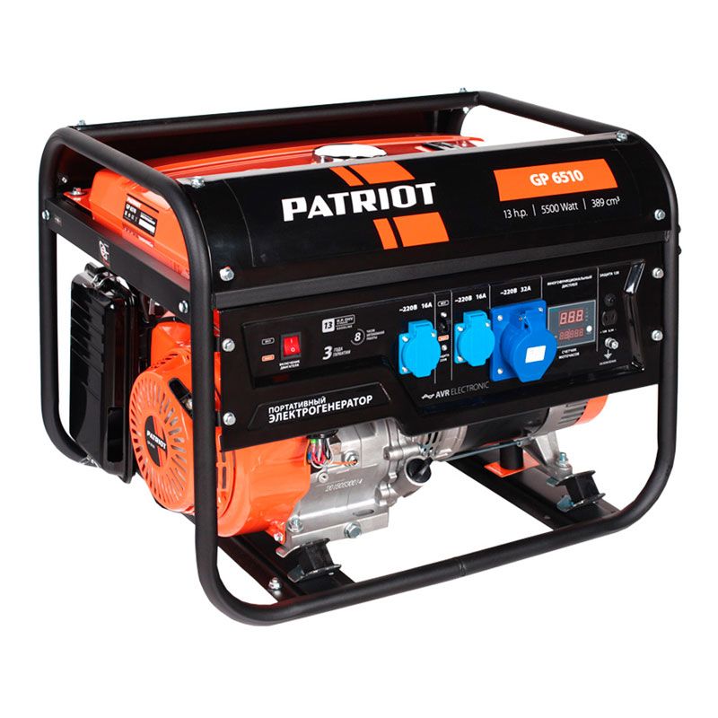 Генератор бензиновый PATRIOT  GP 6510