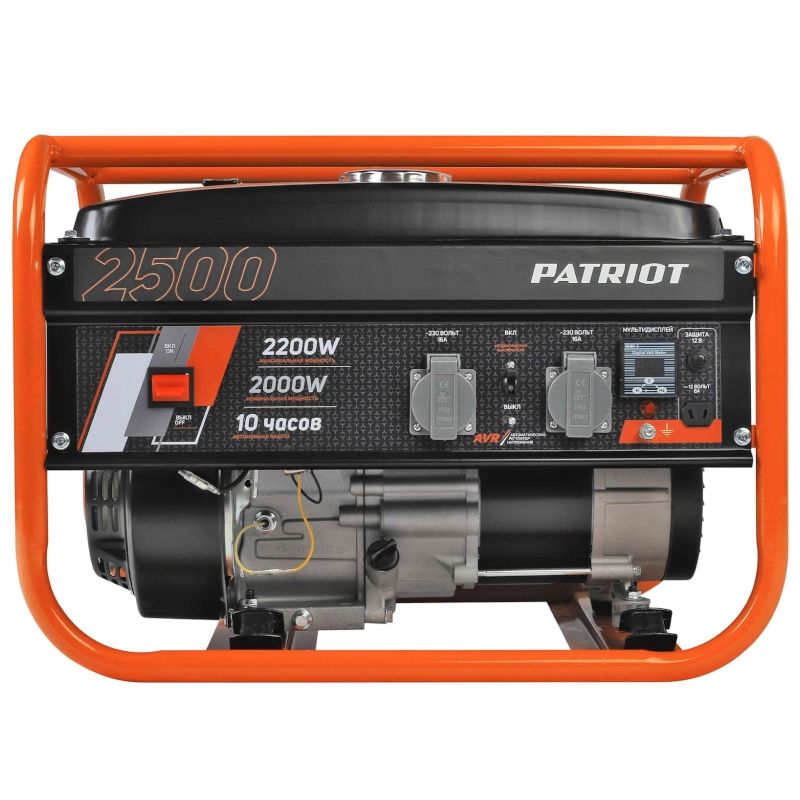 Генератор бензиновый PATRIOT GRS 2500, 7лс, 2200Вт, объем 15л - изображение 6