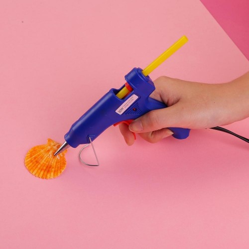 Пистолет термоклеевой сетевой DEKO DKGG30 SET5 с набором цветных клеевых стержней (12 шт, 7 мм) 063-4981 - изображение 5