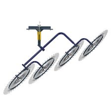 Грабли ворошилки СКАУТ PL-4600 для трактора, четыре колеса сгребания - изображение 9