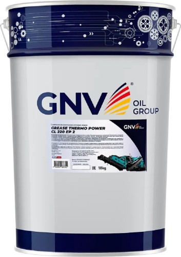 Пластичная смазка GNV Grease Thermo Power CL 220 EP 2 18 кг GTP10300CL19220PEP20020