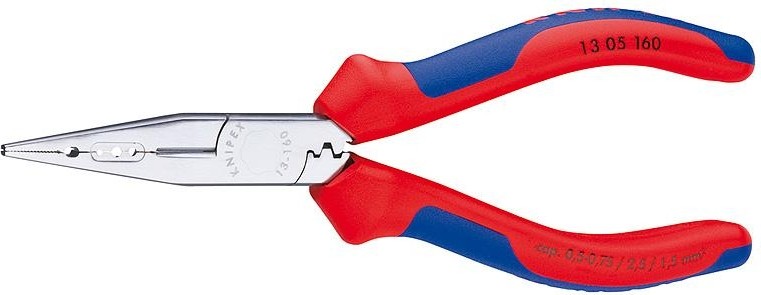 Плоскогубцы для снятия изоляции KNIPEX 1305160 160 мм и опрессовки контактов KN-1305160