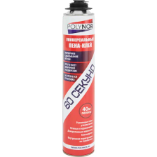 Клей-пена полиуретановый Polynor 60 секунд универсальный 1000 мл - изображение 4