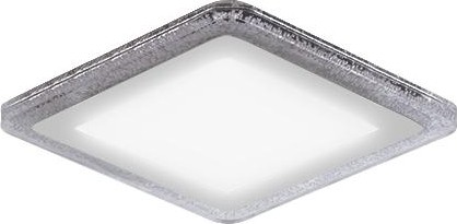 Потолочный светодиодный светильник GAUSS Bubbles квадрат 12+4w, 1200lm 4000k 3 реж led BL325