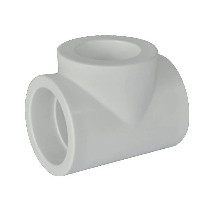 Тройник PP-R белый переходной Дн25х20х25 РосТурПласт 10765