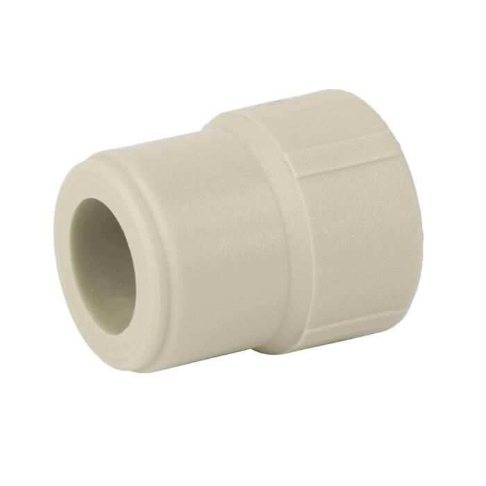 Муфта PP-R серая переходная Дн63х32 вн/нр пайка VALFEX 10006332Г