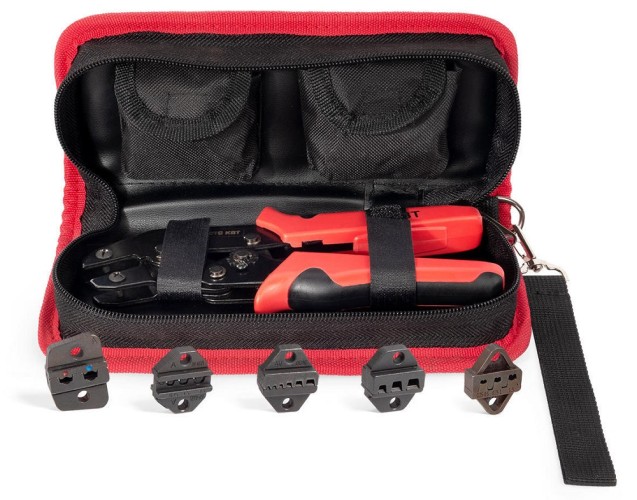 Пресс-клещи КВТ СТС+5 5 матриц в сумке 86875