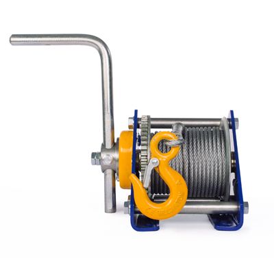 Лебедка ручная барабанная Дина