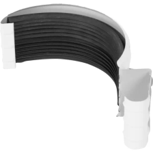 Соединитель желоба ИНТЕРПРОФИЛЬ цвет белый - изображение 6