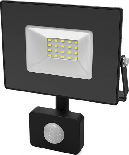 Прожектор GAUSS Elementary 30w 2100lm 6500к 175-265v ip65 черный с датчиком движения 628511330