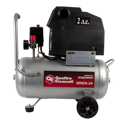 Компрессор поршневой безмасляный Quattro Elementi SENZA-24 - изображение 2