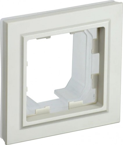Рамка IEK BRITE РУ-1 1-м ip44 бежевая BR-M12-44-K10