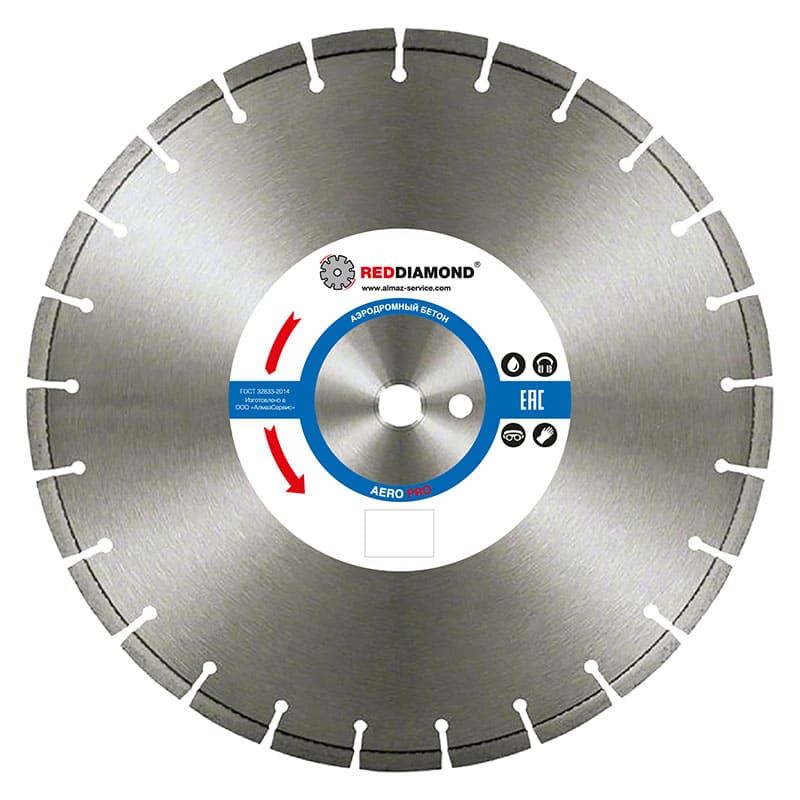 Диск по аэродромному бетону RedDiamond Aero Pro d0350/40x3,2x12R/21_25,4