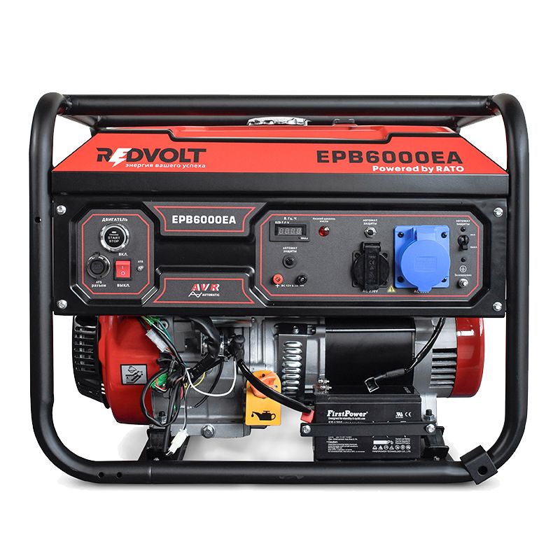 Бензогенератор REDVOLT EPB6000EA - изображение 2