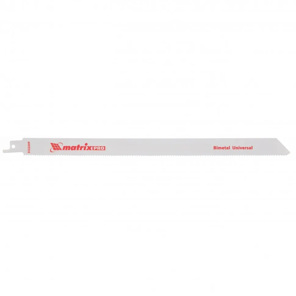 Полотна универсальные для сабельной пилы S1222VF, 275/1.8-2.5 мм, Bimetal, 2 шт, Pro Matrix
