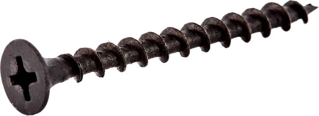 Саморез с редким шагом для гипсокартона КМП 3,5x 25 (16000шт)  черный 00-00000166