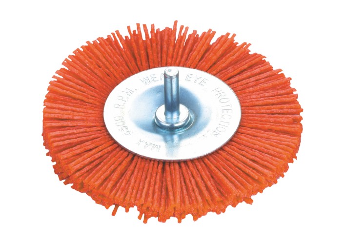 Щетка для дрели КРАТОН дисковая (нейлон с абразивом) d75 мм 1 11 01 013