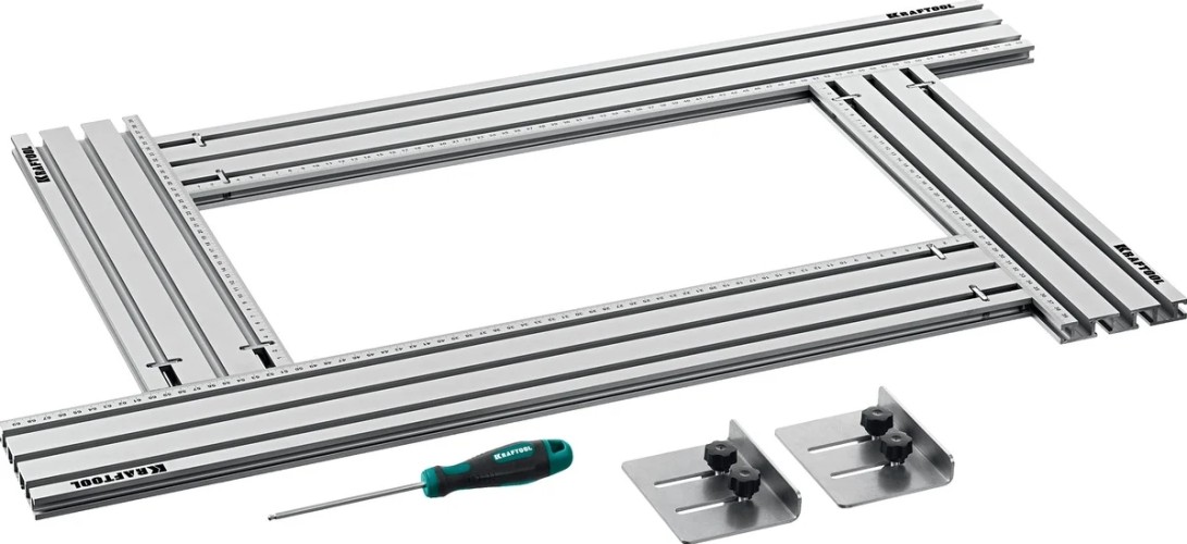 Шаблон фрезерный KRAFTOOL 32808 KRAFTFLEX MFS-400-700 мм, 4шт, с 2 упорами