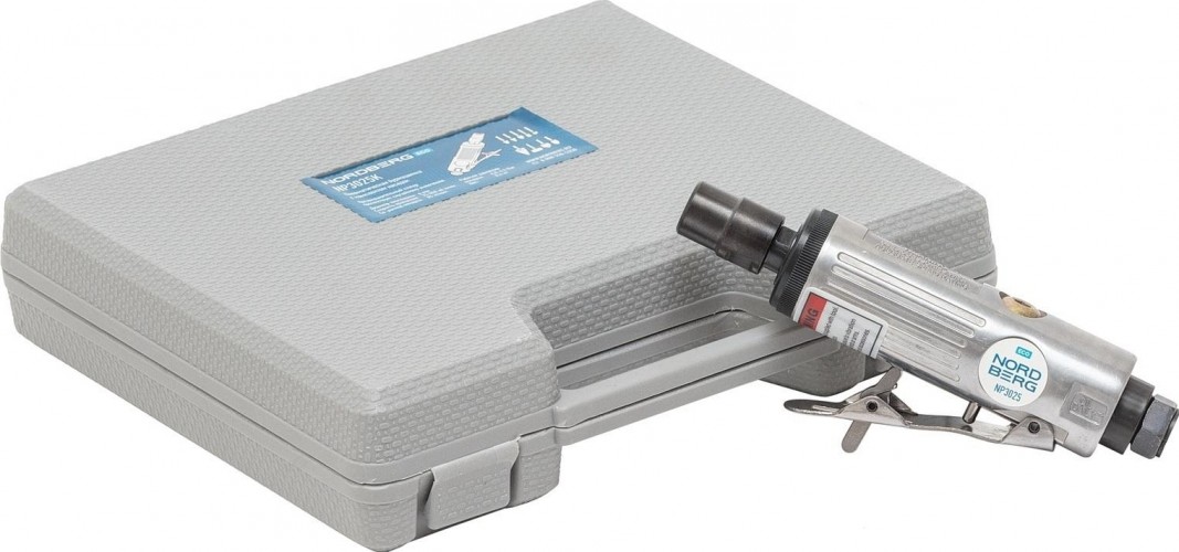 Шлифмашина прямая пневматическая NORDBERG ECO NP3025K в кейсе ЦБ-00000117