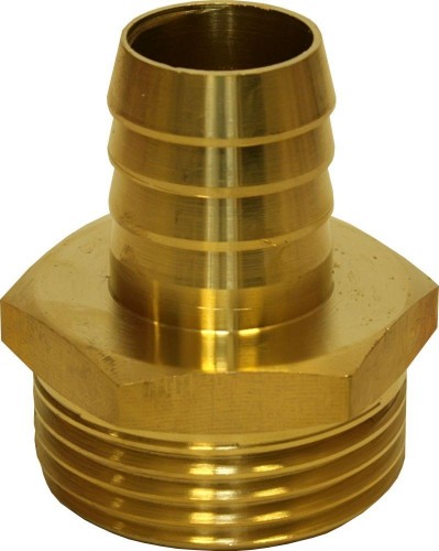 Штуцер QUATTRO ELEMENTI  внеш. резьба 1"-"елочка" 19 мм, латунь 771-862