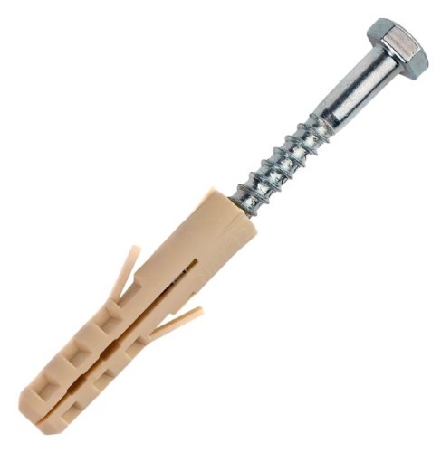 Шуруп для деревянных лаг SORMAT 8х70 DIN571 с дюбелем NAT 12 (2шт.) 9630290875