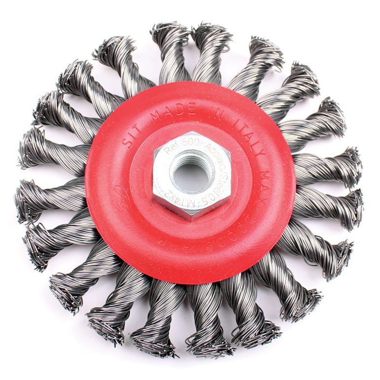 Дисковая щетка SIT U115, жгутовая, диаметр 115мм, посадка М14