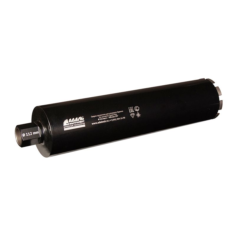 Алмазная коронка Адель Инструмент SpeedWay 112 мм L 2000 мм