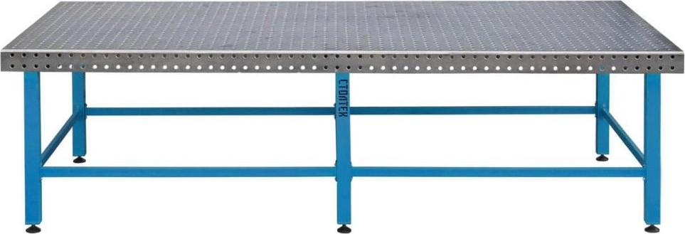 Стол сварочный Старк-Профи Стандарт 2500х1250х100 мм (8мм) 09Г2С 4687203381288