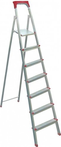 Стремянка стальная Biber 98107 7 ступенчатая тов-049513