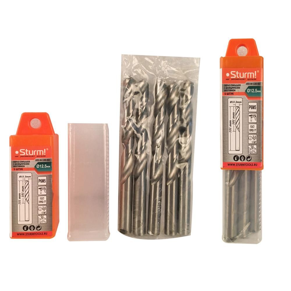Сверло по металлу Sturm! 1055-04-12S5-SS5